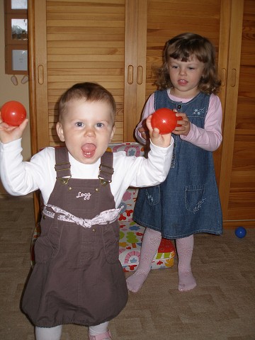 A ještě jednou princezny, tentokrát s balonky